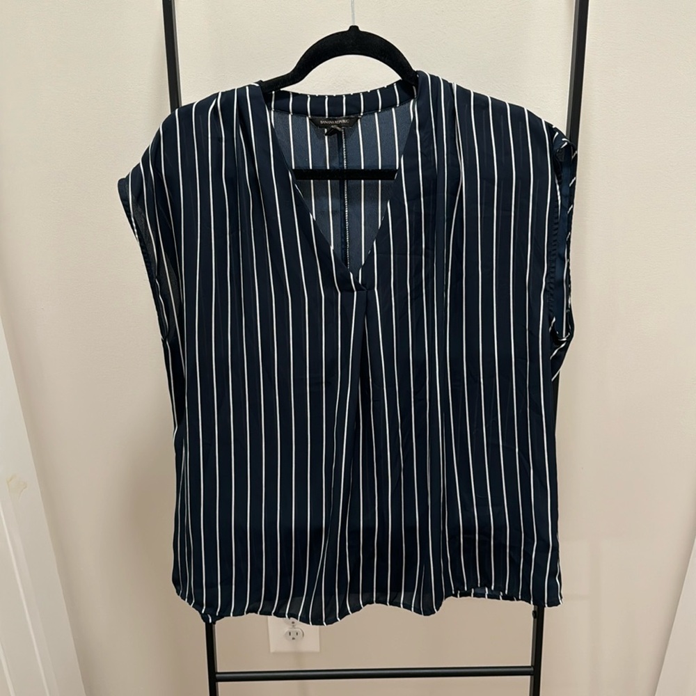 Pinstripe Blouse